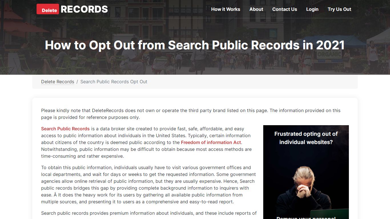 How to Opt Out from Search Public Records in 2021